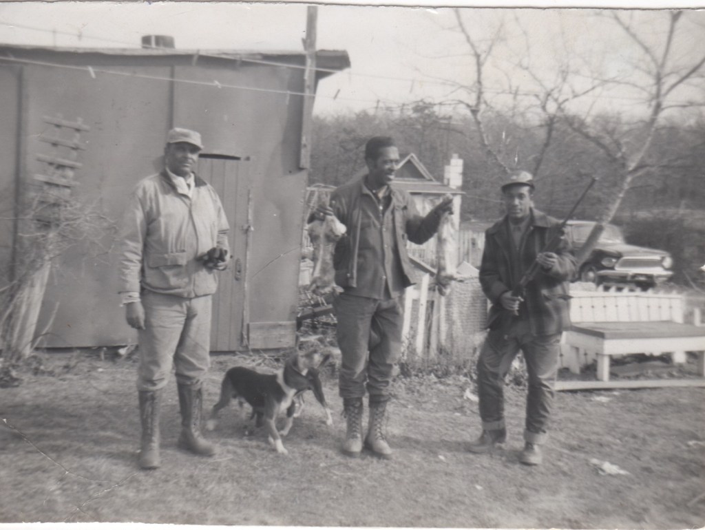 Dad, Uncle Gett, Friend hunting